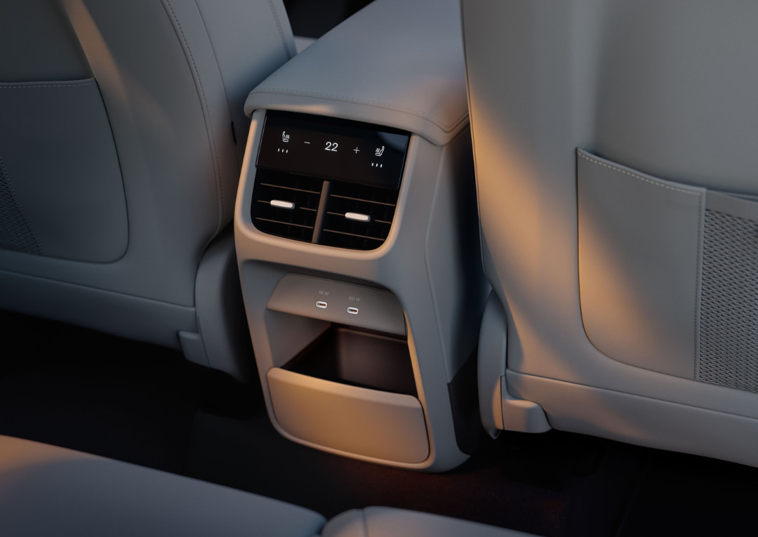 Volvo EX60 Drei-Zonen-Klimaanlage