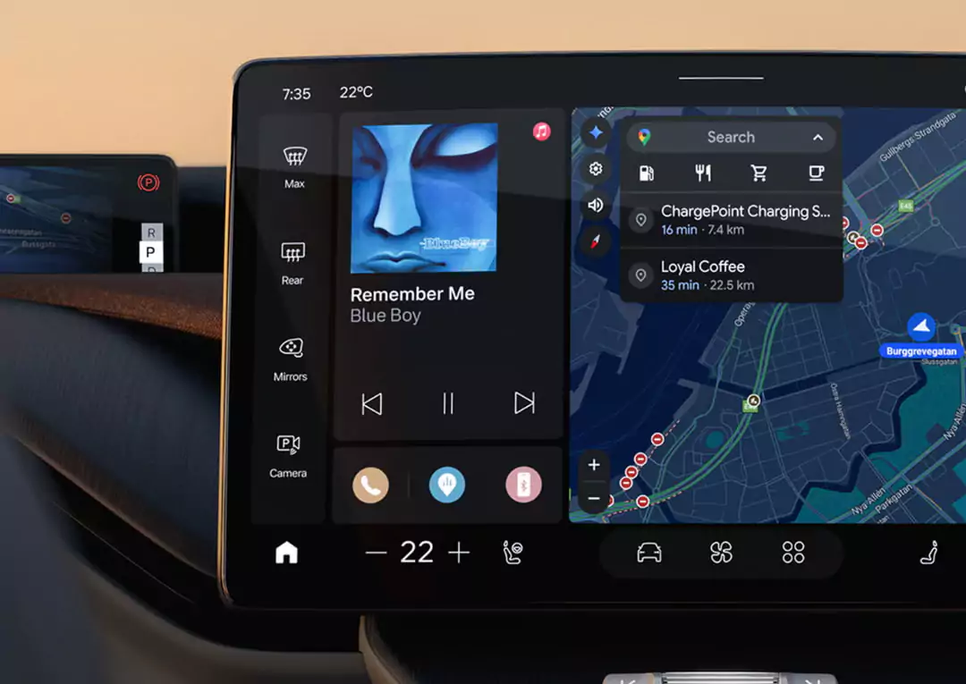 Volvo EX60 Display