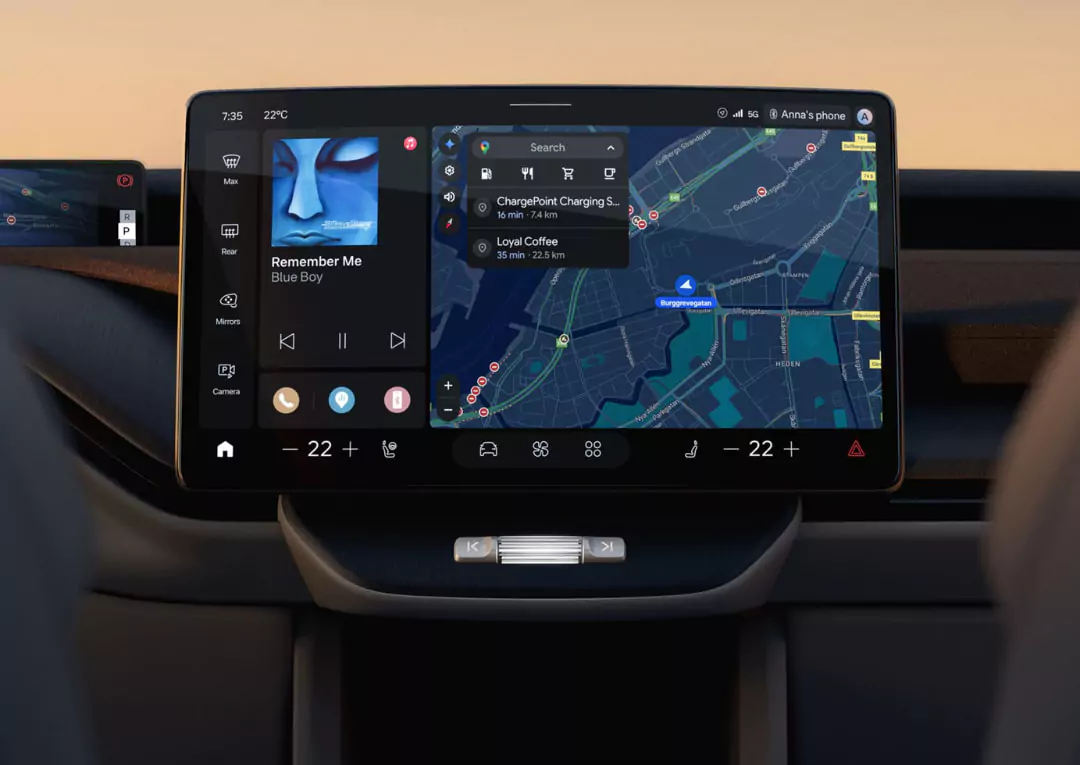 Volvo EX60 Display